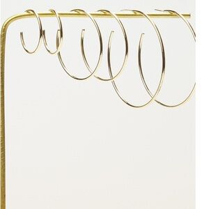 NWT Altar’d State 18K Gold Open Hoop Set